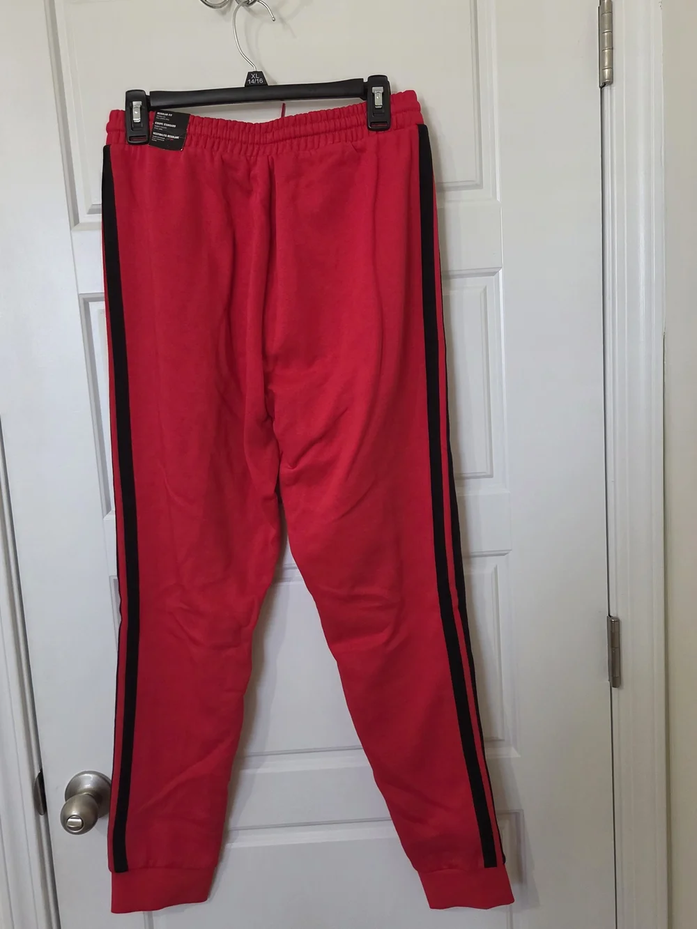 Men's Adidas 3 Stripe Fleece Track Pants Size Small JE6313 NWT